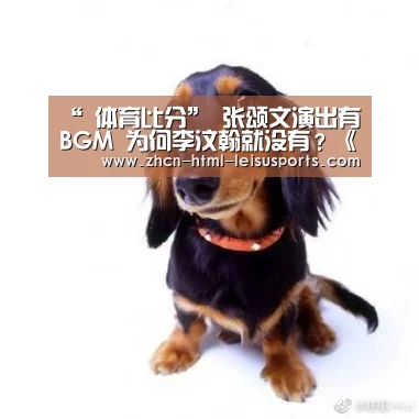 “ 体育比分”
张颂文演出有BGM 为何李汶翰就没有?《我就是演员》真没偏心(图1) 雷速体育